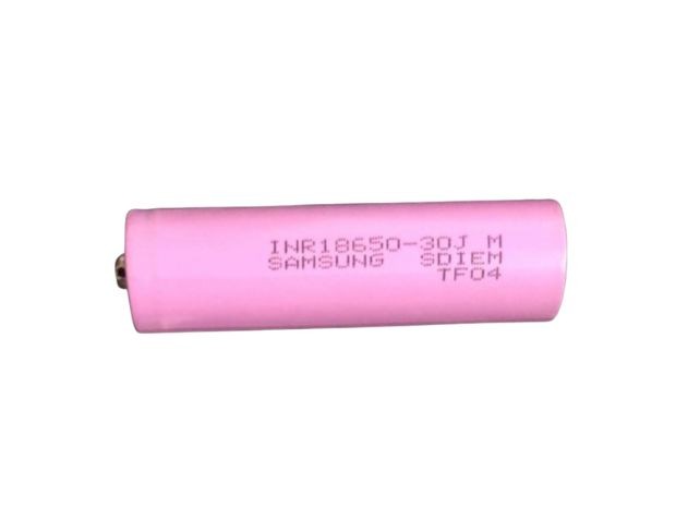 &uu BATERIA PILA RECARGABLES 18650 ROSA CON TETON 3,7V